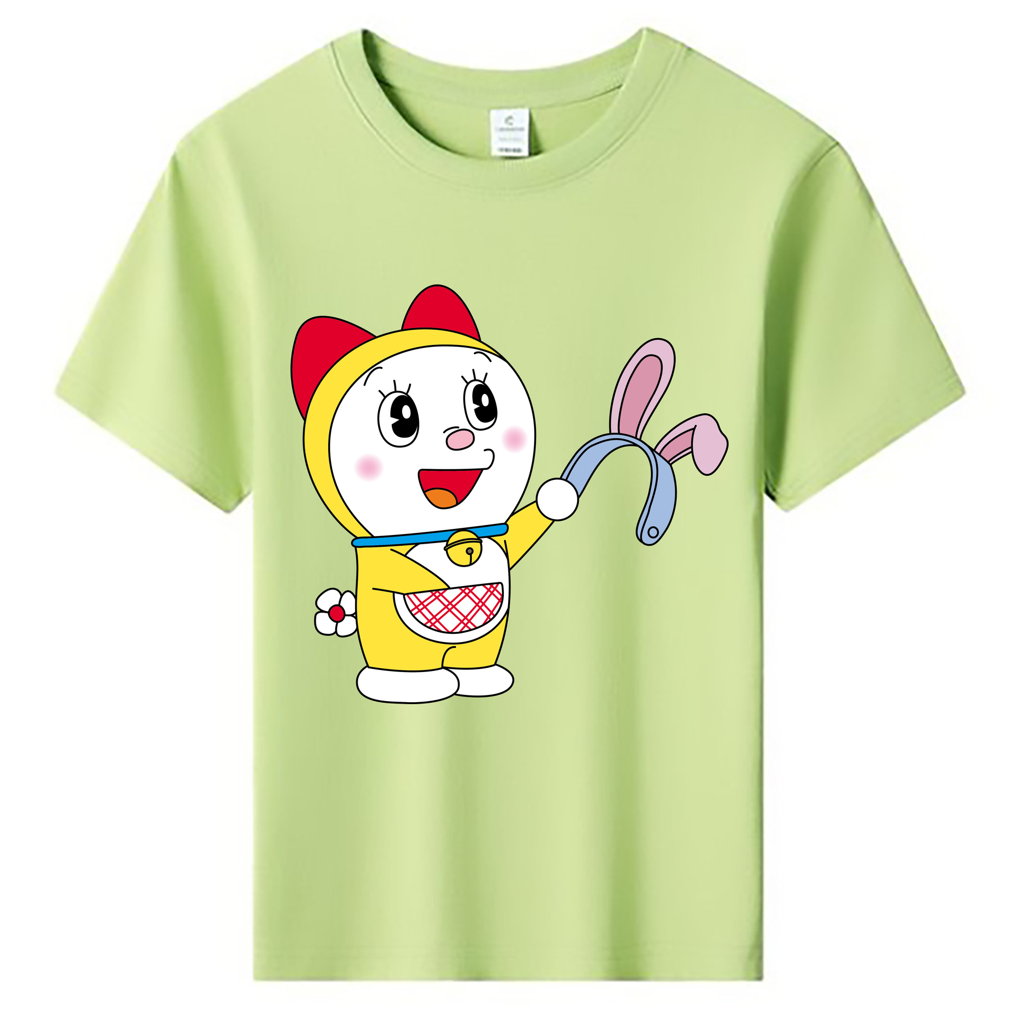 （画像用） ドラえもん ドラミ Doraemon Dorami 綿100％キッズTシャツ（フロントプリント）